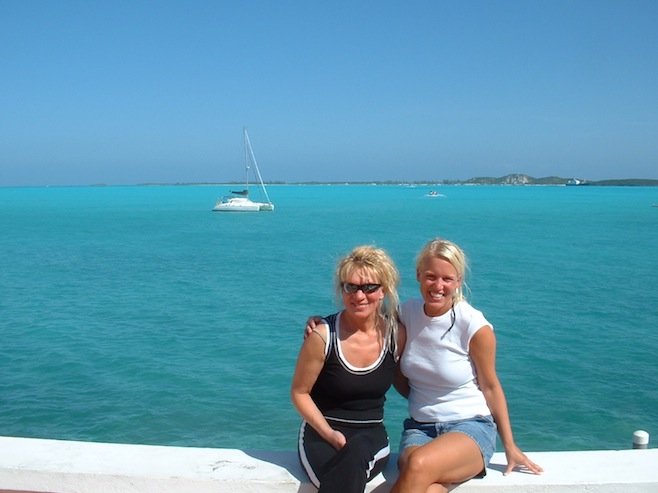 Ali, her Mom, and Bum